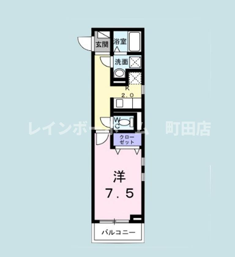 ヴェリーヌ※初期費用分割あと払いサービス利用可能物件の間取り