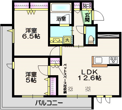 イル・ラシーヌⅤの間取り
