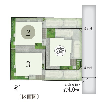 【区画図】 | 藤沢市辻堂東海岸1丁目 新築戸建 全3棟