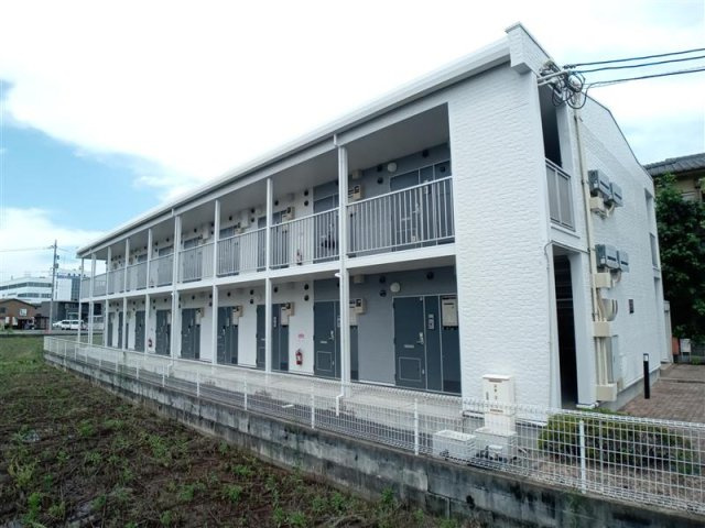レオパレスアロハＡの外観|外観は落ち着いています