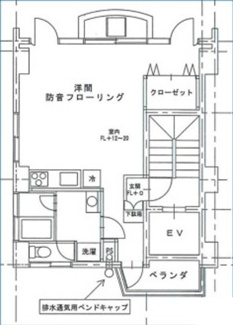 【間取り】 | Ｋ２－ＣＯＵＲＴ三ノ輪 | 間取りです。