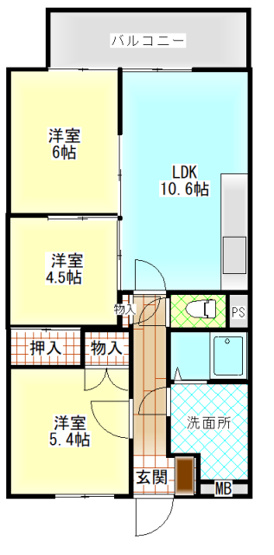  | ネクスト倉田　西館 | 岡山市中区倉田　ネクスト倉田西館　3LDK　外観