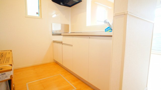 アットホームひまわりⅡのキッチン|使いやすいキッチンです