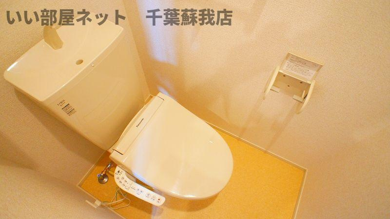 アットホームひまわりⅡのトイレ|落ち着いたトイレです