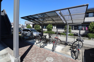【その他共用部分】 | クレセントⅡ | 敷地内駐輪場
