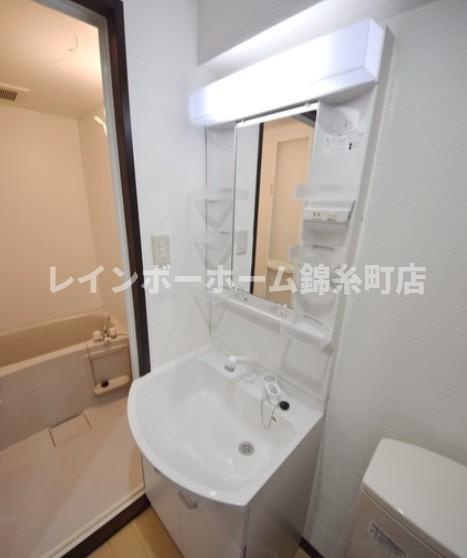 江戸川区中央１丁目の賃貸マンションの独立洗面台
