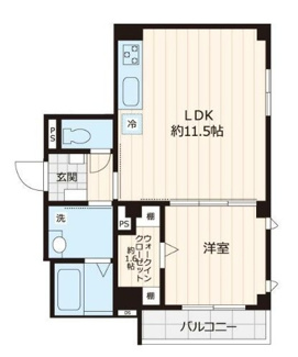 【間取り】 | パーシモン浅草 | 間取りです。