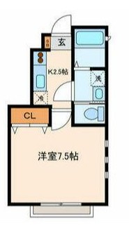 【間取り】 | シルクコートＢ | 間取りです。