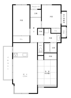 【間取り】 | ベルシャトゥ豊中上野東