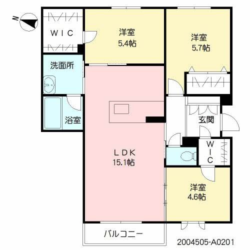 【間取り】 | シャーメゾンＲｏｃｋ　Ｆｉｅｌｄ　＊