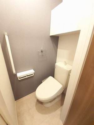 【トイレ】 | ヴィラ　コスモス | 清潔感のあるトイレです