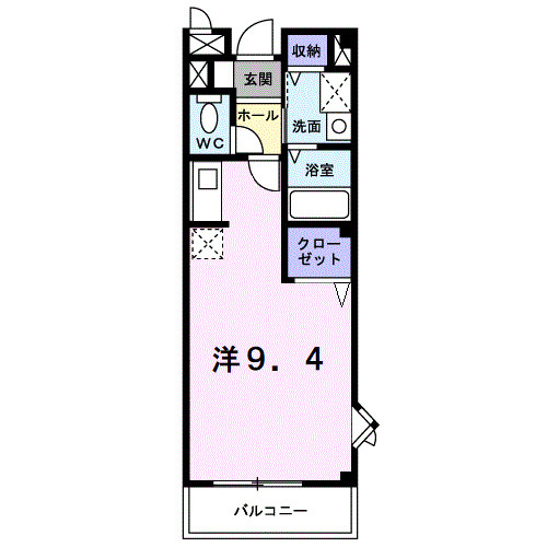フェリシティ　Ｓの間取り