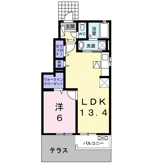 レオルガⅡの間取り