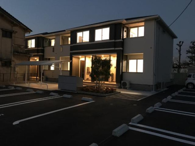 【外観】 | 赤坂コート | 外観写真（夜）