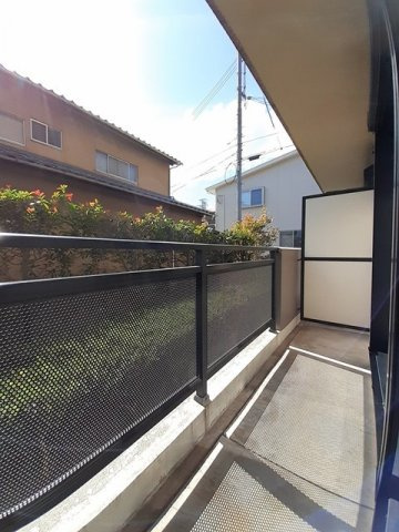 スカイマンションのバルコニー|落ち着いた時間を過ごせるバルコニーです