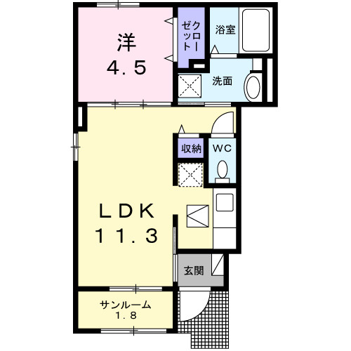 【間取り】 | サニーヴィラⅢ