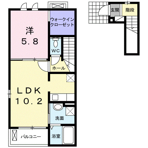 【間取り】 | シェーネＢ