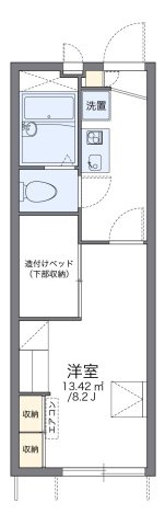 【間取り】 | レオパレスライトスペースⅡ