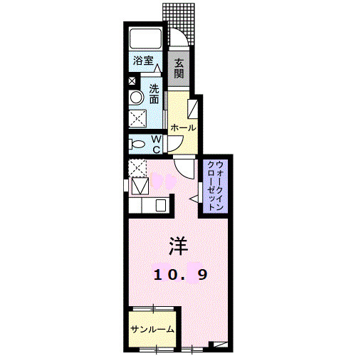 ボンヌール　Ⅰの間取り