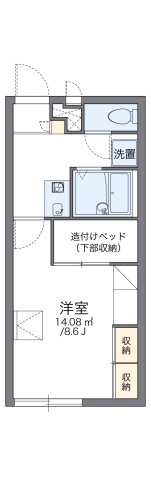 【間取り】 | レオパレスラティエーラ１