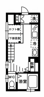 【間取り】 | クラソ早稲田 | 間取りです。