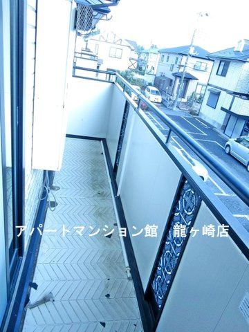 アクシス長山Aのバルコニー