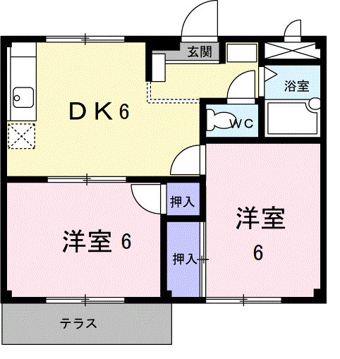 【間取り】 | シティハイツ冨士