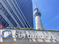 スカイツリー　ソラマチまで800m