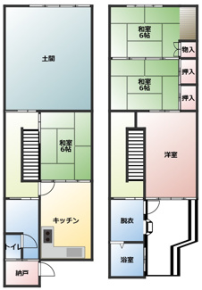 【間取り】 | 新宿T売家