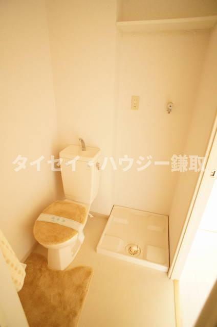 芝コーポ５号館の洗面所