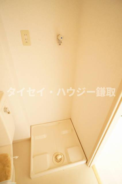 芝コーポ５号館のその他|洗濯機置き場です。