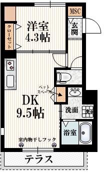 Ｋ・メゾン下井草の間取り