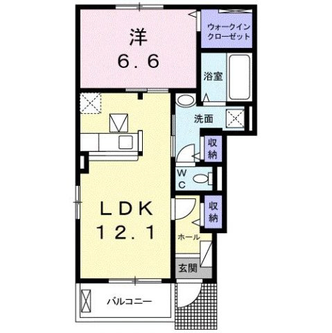 エクセラン一宮Ｃの間取り