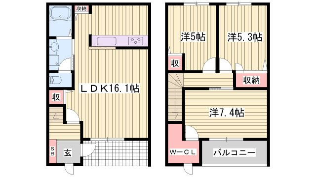 メゾン・フローラの間取り