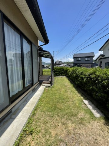 古保里町戸建ての庭