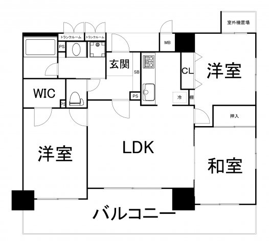 【間取り】 | リーガル西梅田