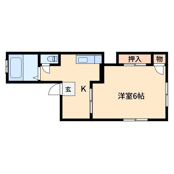 浜砂マンションの間取り