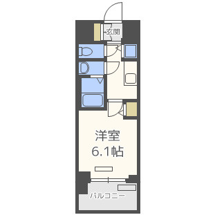 【間取り】 | プレサンスタワー難波WEST
