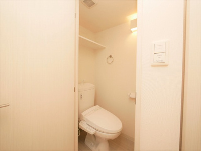 【トイレ】 | プレサンスタワー難波WEST | 清潔感のあるトイレです