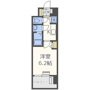 【間取り】 | レオンコンフォート難波西Ⅱ
