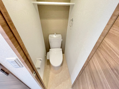 【トイレ】 | グランカリテ塚本 | 落ち着いたトイレです