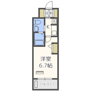 【間取り】 | エステムコート阿波座プレミアム