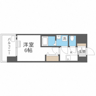 【間取り】 | レオンコンフォート難波南Ⅱ