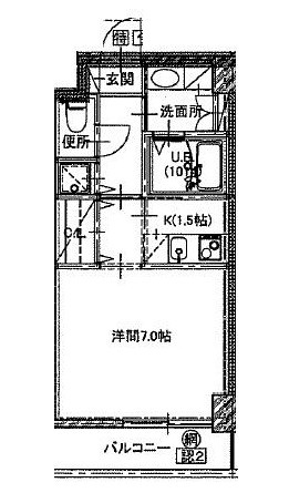 Ｓ－ＦＯＲＴ八王子堀之内の間取り|間取りです。