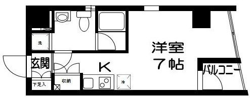パレットコートの間取り|間取りです。