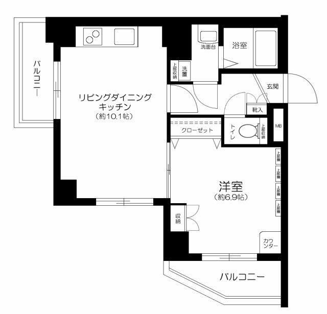 クレイシア北千束の間取り