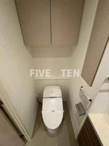 ＯＮＥ　ＲＯＯＦ　ＦＬＡＴ　ＴＳＵＫＩＳＨＩＭＡのトイレ