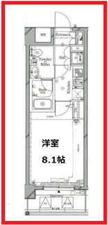 【間取り】 | サンパレス駒込壱番館