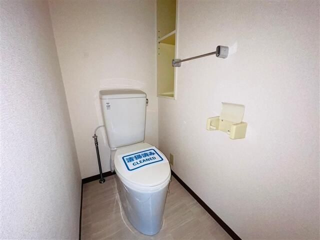 第二アーバンパルム柏のトイレ|ゆったりとした空間のトイレです
