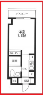 【間取り】 | ケイディーエックスレジデンス御徒町